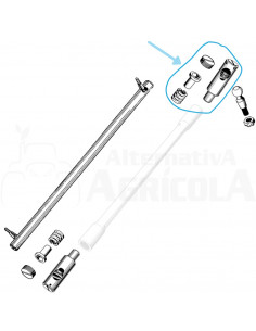 Terminal trasero barra de dirección Ebro - Kubota
