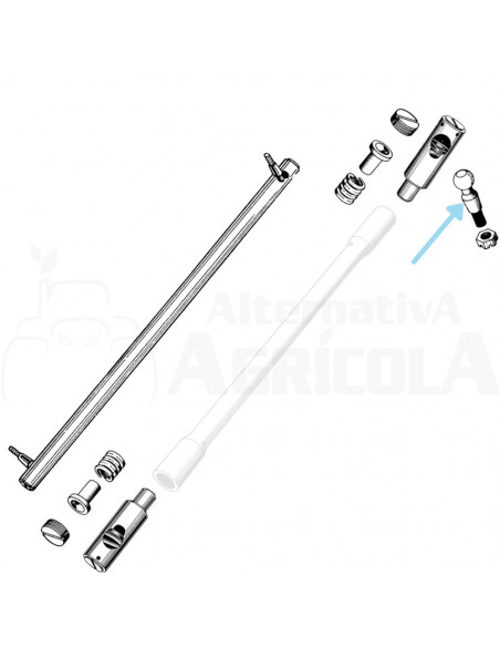 Bola rótula barra de dirección Ebro - Kubota E27N-3284