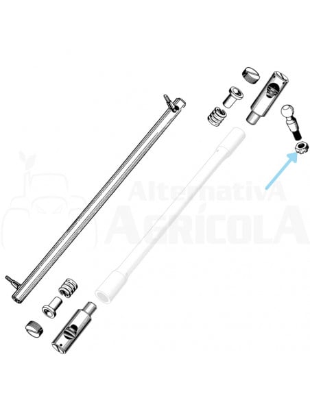 Tuerca bola rótula barra de dirección Ebro - Kubota 33987-S2