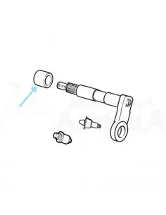 Tuerca bola rótula barra de dirección Ebro - Kubota 33987-S2