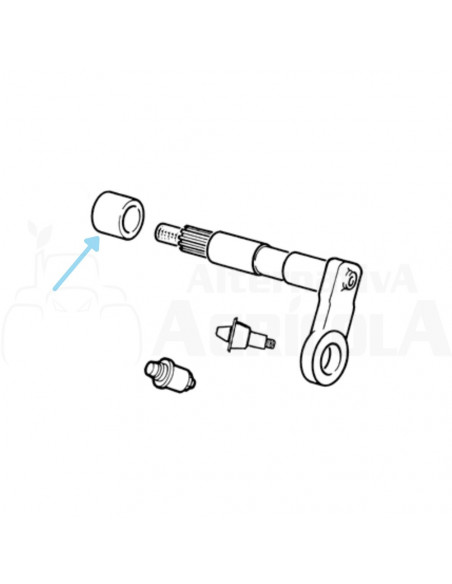 Tuerca bola rótula barra de dirección Ebro - Kubota 33987-S2