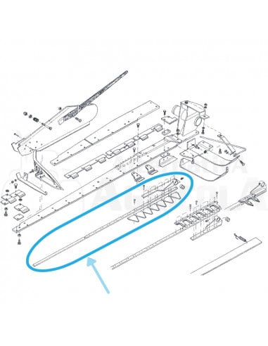 Sierra 32 cuchillas segadora Gaspardo 21120242
