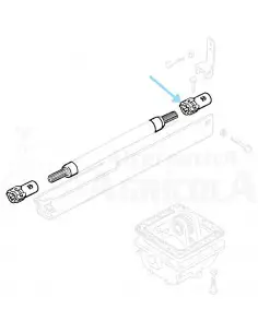 Manguito 21 estrías eje transmisión tracción delantera Ebro - Kubota 301770-0