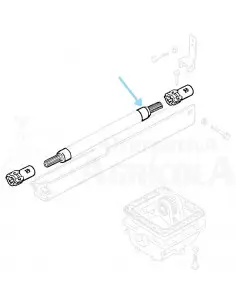 Eje 21 estrías eje transmisión tracción delantera Ebro - Kubota