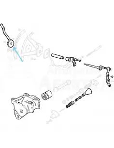 Mando palanca elevador hidráulico Ebro - Kubota E174-GF-9