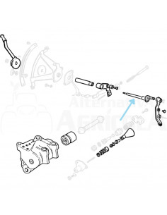 Eje control palanca elevador hidráulico Ebro - Kubota DDN-517-B
