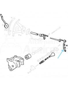Soporte eje palanca elevador hidráulico Ebro - Kubota DDN-540-B