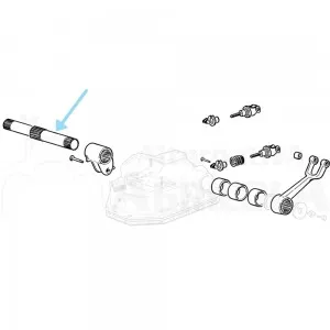 Eje elevador Ebro - Kubota SDDN-544