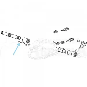 Pasador trócola eje elevador Ebro - Kubota 74089-S