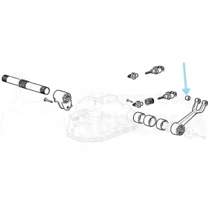 Casquillo brazo eje elevador Ebro - Kubota E27N-994609