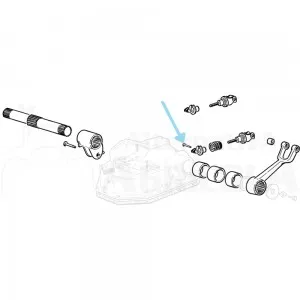 Pasador horquilla elevador Ebro - Kubota 116345-ES