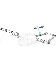 Muelle largo horquilla elevador Ebro - Kubota