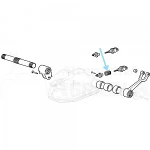 Muelle largo horquilla elevador Ebro - Kubota