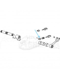 Tuerca del control horquilla elevador Ebro - Kubota DDN-541-B