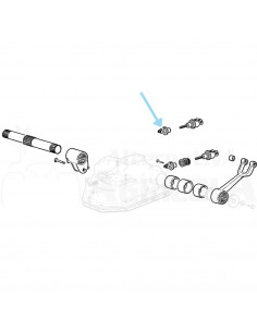 Tuerca del control horquilla elevador Ebro - Kubota 160-E, 470, 480, 684