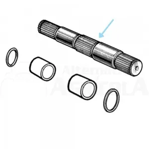 Eje elevador hidráulico Ebro - Kubota 350, 460