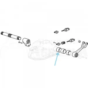 Casquillo grande eje elevador hidráulico Ebro - Kubota 350, 460