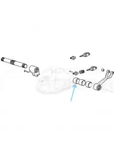 Casquillo pequeño eje elevador hidráulico Ebro - Kubota 350, 460