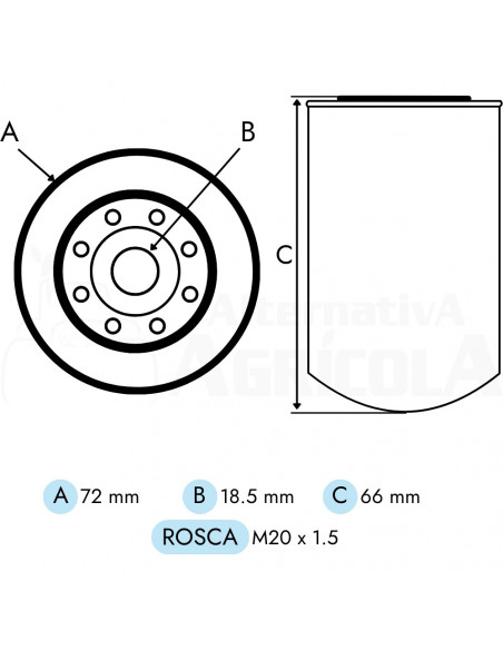 Filtro de aceite motor