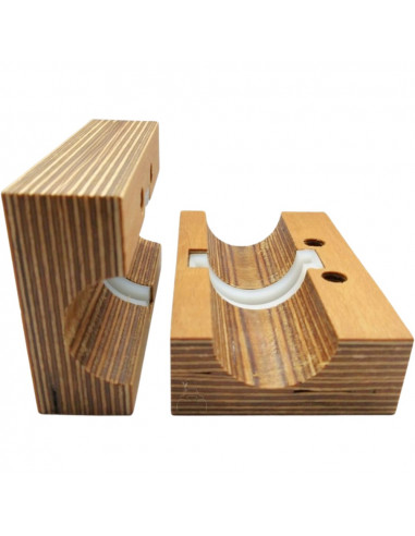 Taco madera sacudidor 2 Agujeros 76 x 114 Ø 38 mm cosechadora John Deere