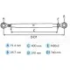 Tercer punto Cat. 1ª - 2ª 510 - 740 mm TL4003012GP