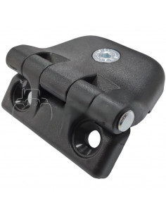 Bisagra reforzada de plástico con accesorios para ventana tractor abatible