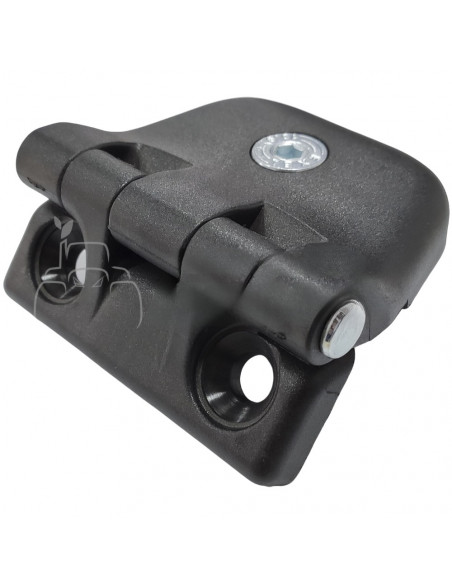 Bisagra reforzada de plástico con accesorios para ventana tractor abatible