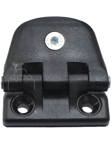 Bisagra reforzada de plástico con accesorios para ventana tractor abatible