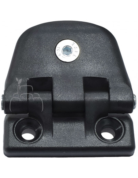 Bisagra reforzada de plástico con accesorios para ventana tractor abatible