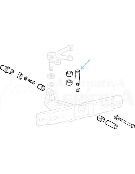 Bulón cónico brazo de dirección John Deere