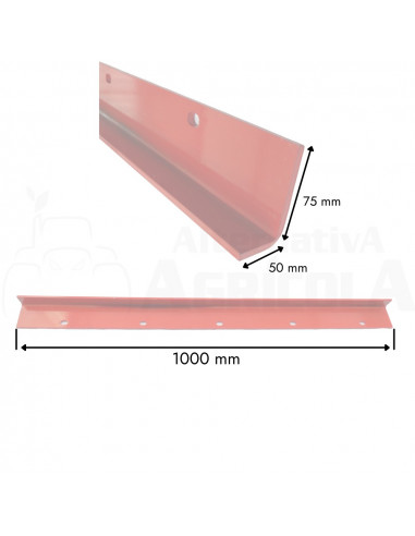 Guía de pistón empacadora Wellger (comprobar modelos)