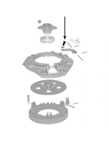 Juego tornillo prensa de embrague 3 uds Massey Ferguson 1853164R1