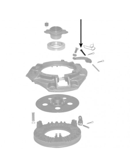 Pasador patilla prensa embrague 3 uds Massey Ferguson 1810816M91
