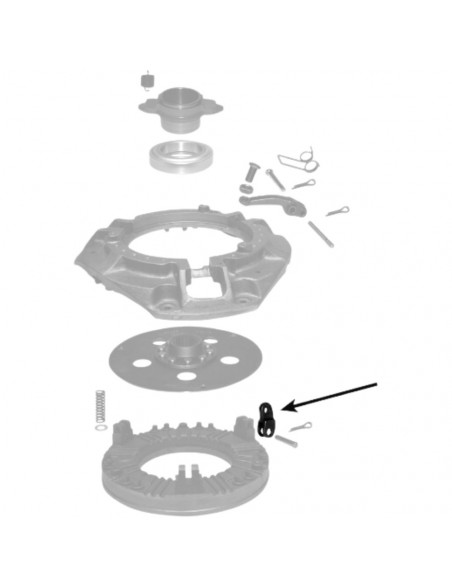 Eslabon prensa de embrague 3 uds Massey Ferguson 1810815M91