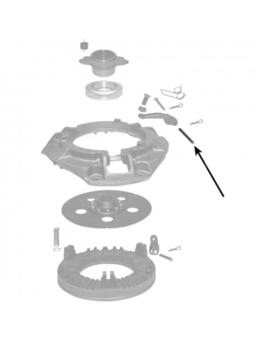 Pasador patilla prensa de embrague 3 uds Massey Ferguson 891826M91