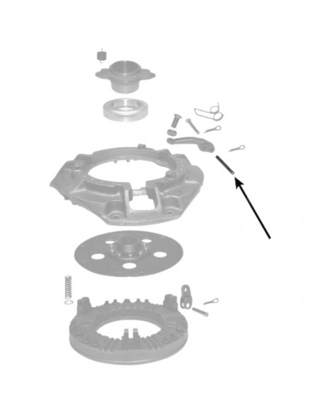 Pasador patilla prensa de embrague 3 uds Massey Ferguson 891826M91