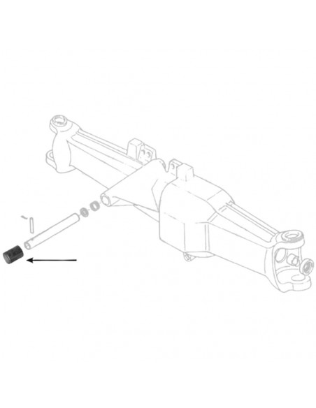 Casquillo Ø 48 x 52.5 x 51 mm Massey Ferguson 6203970M1