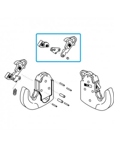Juego reparación enganche rápido CAT-3 CBM