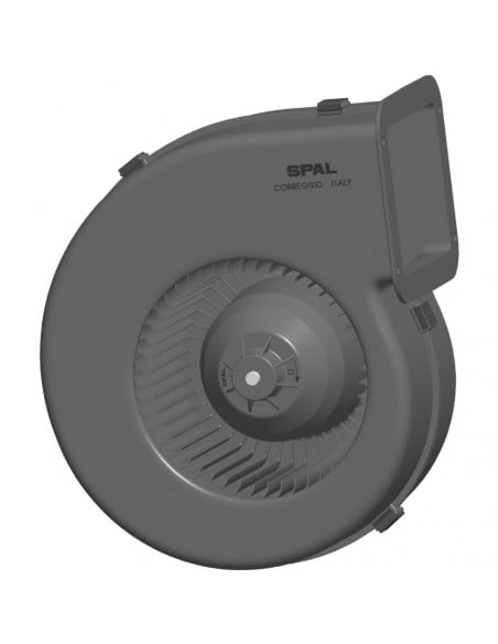 Ventilador centrífugo simple SPAL 24v 3 vel. Derecho 004-B42-28D