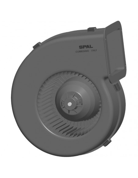 Ventilador centrífugo simple SPAL 12v 3 vel. Derecha 004-A42-28D