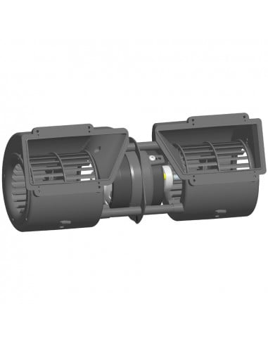 Electro Ventilador aire centrífugo SPAL 24v 3 ejes 2 vel. para cabinas 005-B46-02