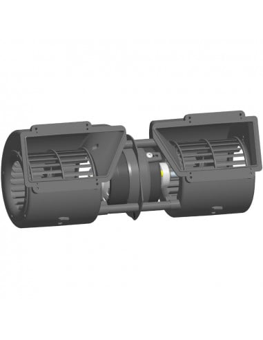 Electro Ventilador aire centrífugo SPAL 12v 2 ejes 3 vel. para cabinas 005-A45-02