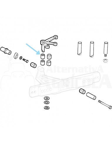 Rodamiento de aguja biela dirección John Deere JD9911