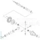 Tuerca piñón ataque eje delantero Massey Ferguson 7250404401