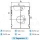 Pistón y pasador estándar Ø 101.05 mm Perkins 86940