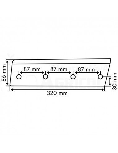 Cuchilla pistón corta paja empcadora Wellger AP630