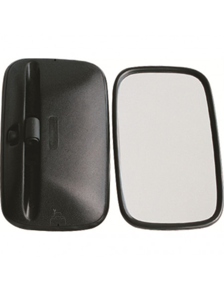 Espejo retrovisor 295 x 180 mm varilla Ø 16 mm plano homologado