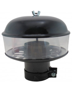 Purificador prefiltro aire en metal Ø agujero