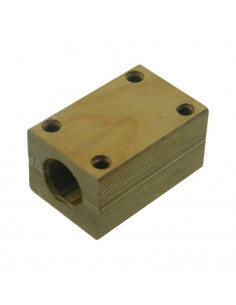 Taco madera sacudidor 4 agujeros Ø 39 - 120 x 79.5 mm cosechadora Laverda