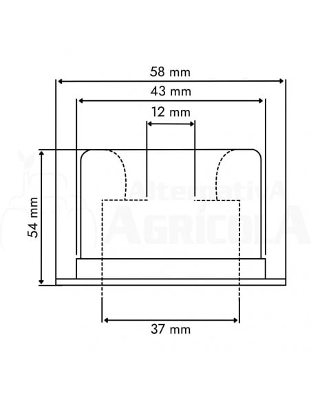 Retén Guardapolvos Varilla frenos Tractores Massey Ferguson, Landini, CNH y Renault-Claas